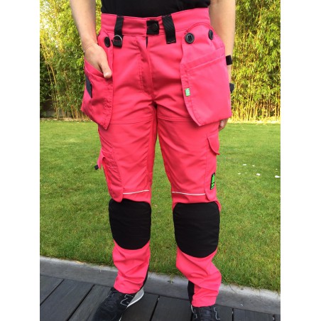 Pantalon femme multipoches PRO EXPERT II fushia Pantalon femme multipoches PRO EXPERT II fushia