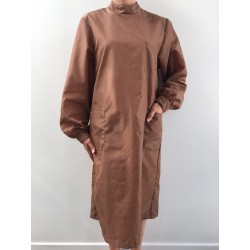 Blouse Emeraude en nylon tabac