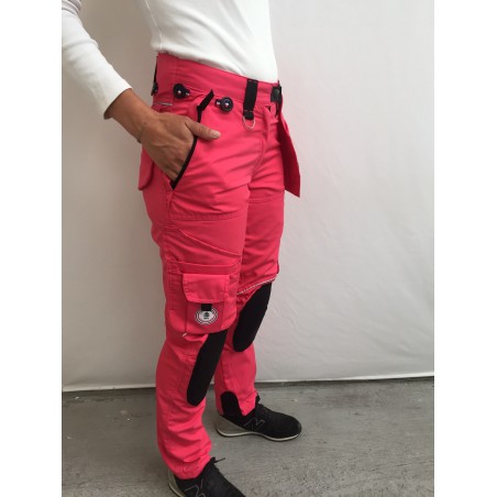 Pantalon de travail femme multipoches l'ARTISAN FRANÇAIS fushia Pantalon de travail femme multipoches l'ARTISAN FRANÇAIS fushia