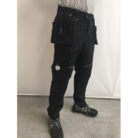 Pantalon de travail PXIII AGA noir surpiqûres noires LA COMPAGNIE EUROPEENNE Pantalon de travail PXIII AGA noir surpiqûres noires LA COMPAGNIE EUROPEENNE