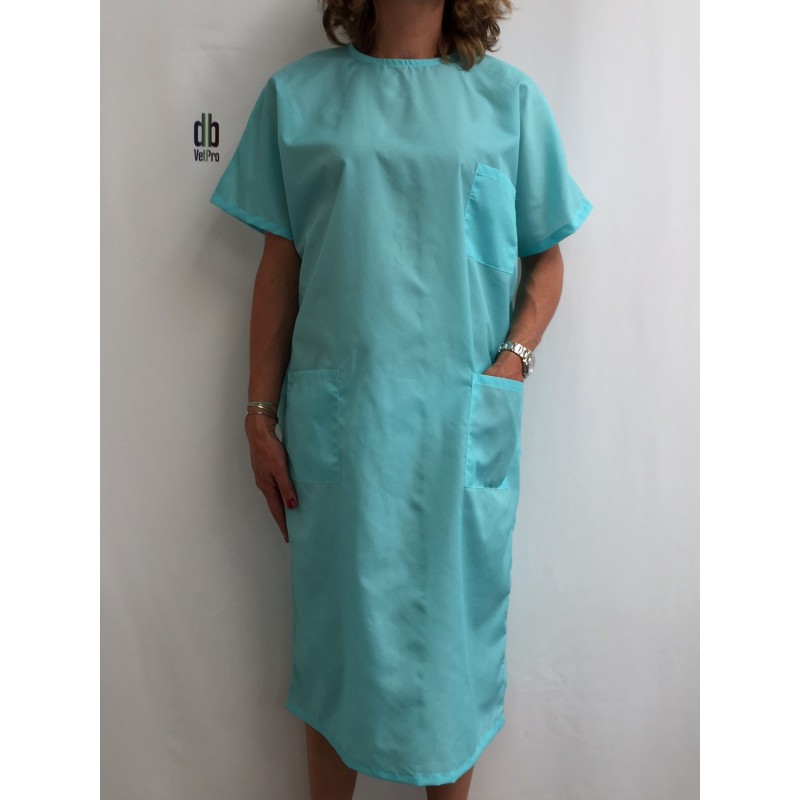 Blouse Vanille en nylon Turquoise Blouse Vanille en nylon Turquoise