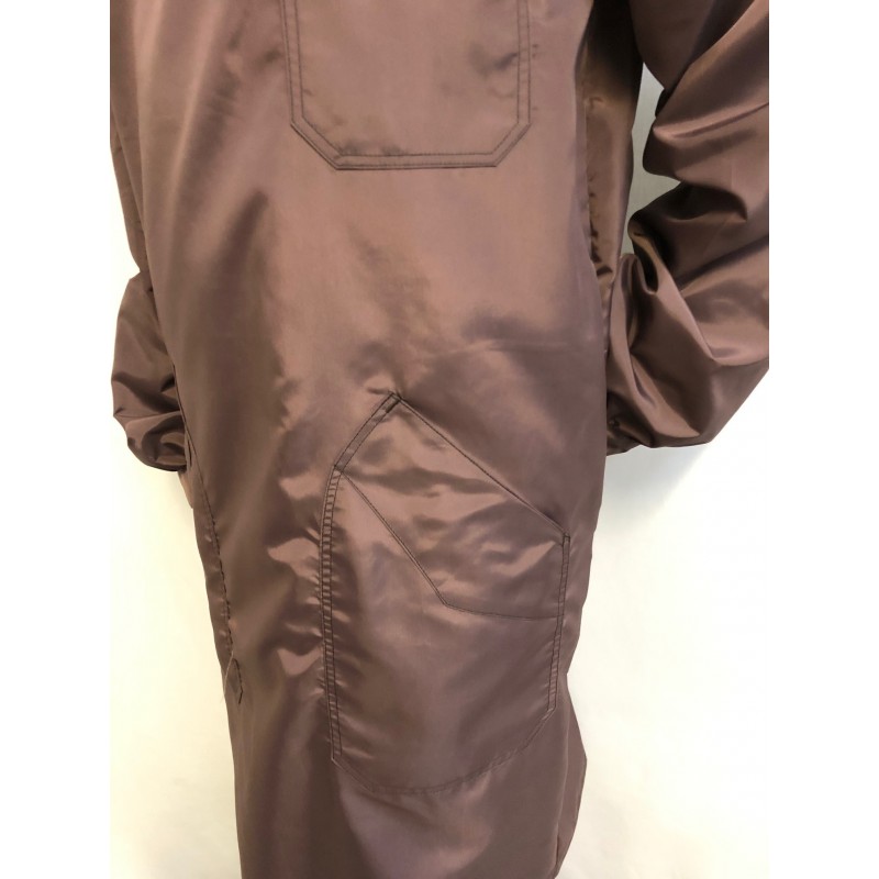 Blouse Angélique en nylon Marron