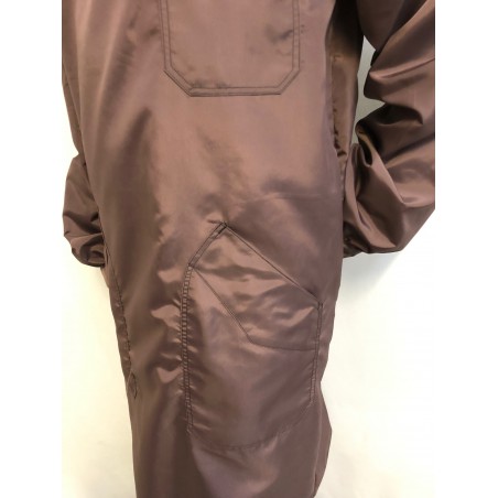 Blouse Angélique en nylon Marron Blouse Angélique en nylon Marron