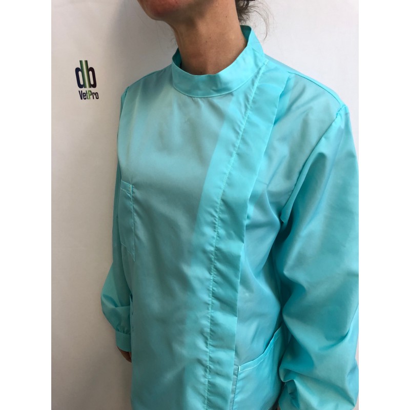 Blouse Mélisse en nylon Turquoise