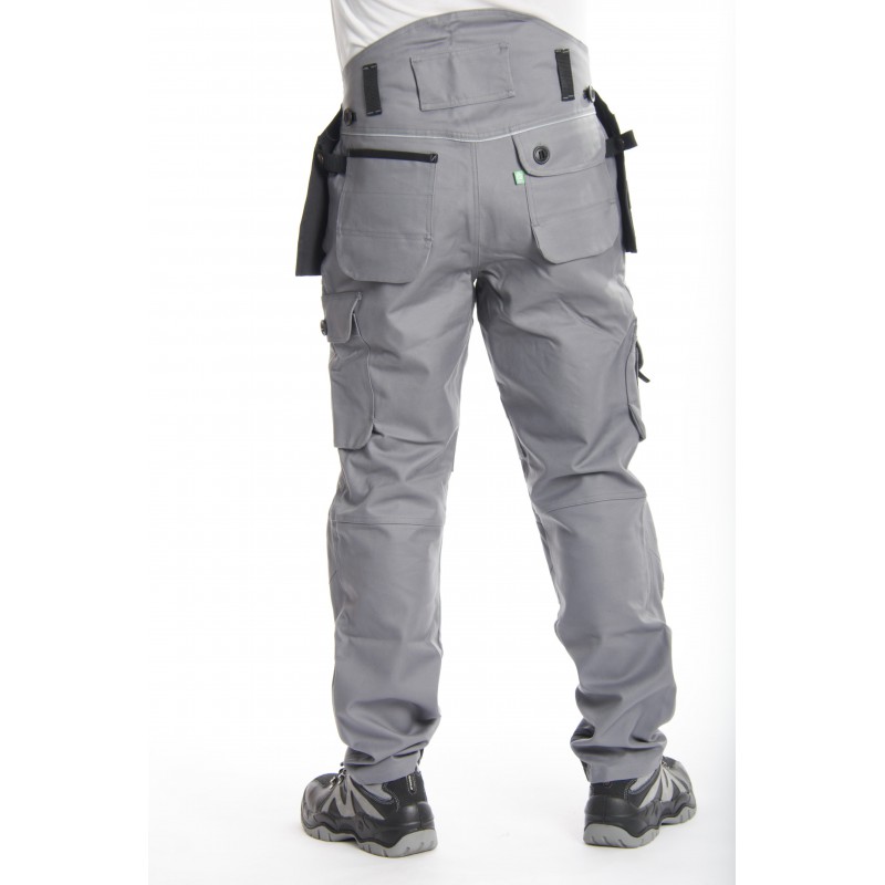 Pantalon de travail multipoches PRO EXPERT II gris