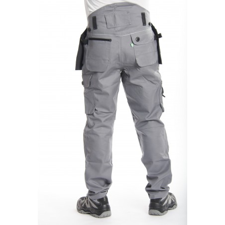 Pantalon de travail multipoches PRO EXPERT II gris Pantalon de travail multipoches PRO EXPERT II gris