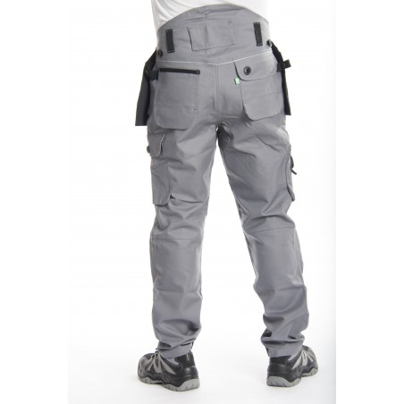 Pantalon de travail multipoches PRO EXPERT II gris