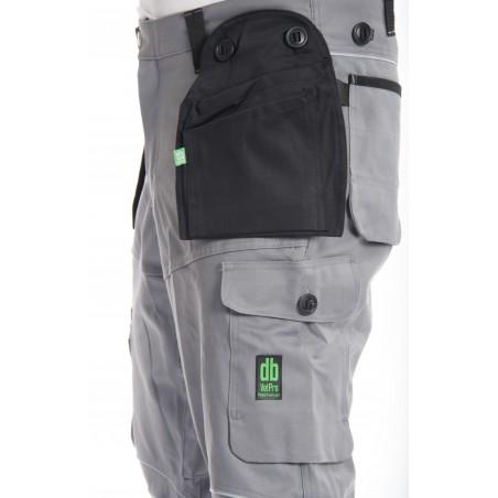 Pantalon de travail multipoches PRO EXPERT II gris Pantalon de travail multipoches PRO EXPERT II gris