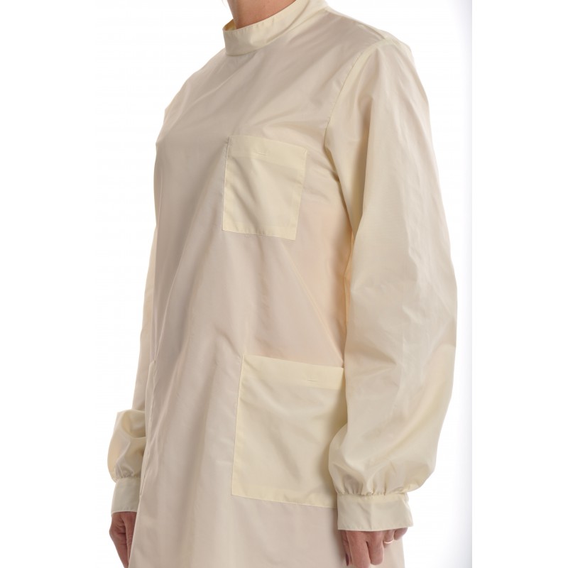 Blouse Emeraude en nylon Blanc Cassé