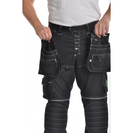 Pantalon de travail PXIV AGF noir Pantalon de travail PXIV AGF noir