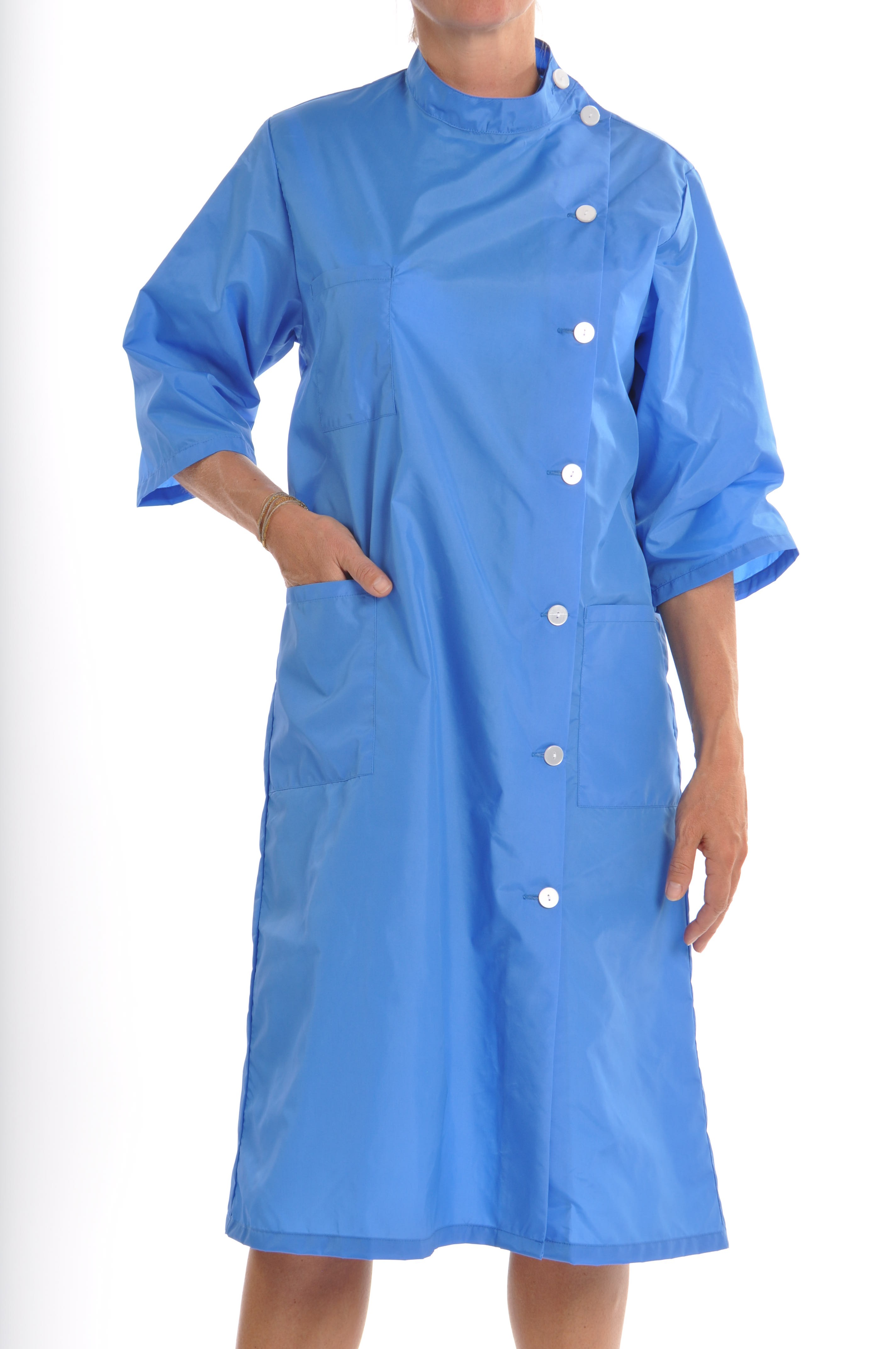 Blouse Saphir bleu nattier en nylon polyamide 6.6