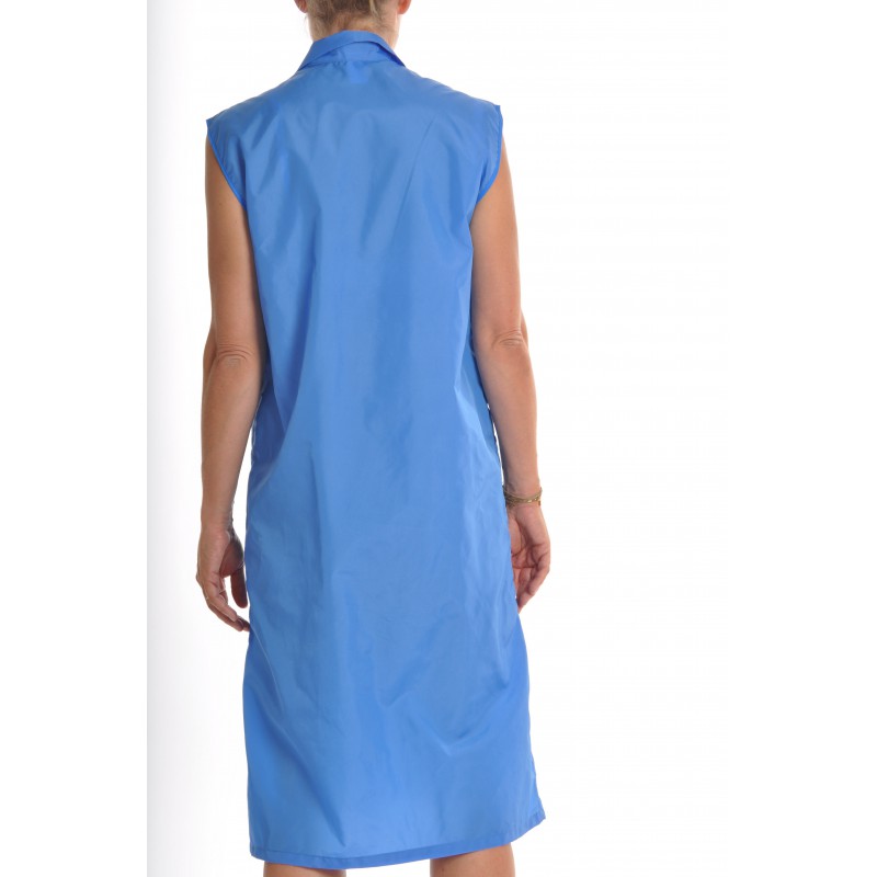 Blouse Amande en nylon Bleu Nattier