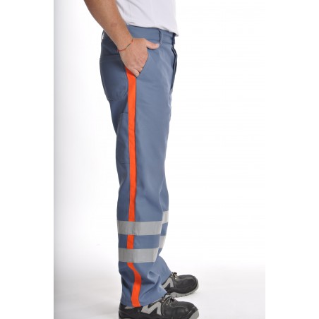 Achat Pantalon de travail femme gris avec genouillères fixes PXIII