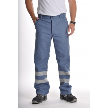 Pantalon de travail avec bandes réfléchissantes