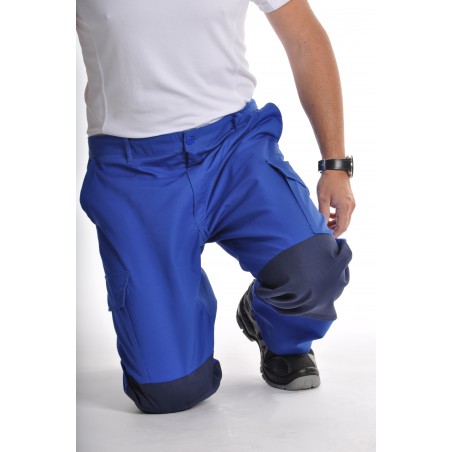 Pantalon de travail multipoches Bleu Bugatti