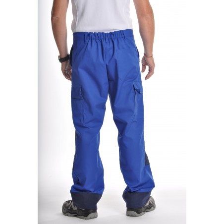 Pantalon de travail multipoches Bleu Bugatti