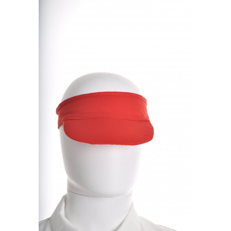 Visière rouge