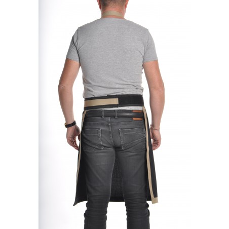 Tablier de cuisine mixte noir Tablier de cuisine mixte noir