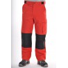 Pantalon Multipoches Rouge avec genouillères amovibles