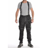 Pantalon de travail PXIV AGA noir avec bretelles