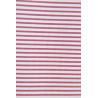 Tissu 1225 VT2, Popeline, 200g/m², Rayé bordeaux et blanc