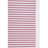 Tissu 1225 VT2, Popeline, 200g/m², Rayé bordeaux et blanc