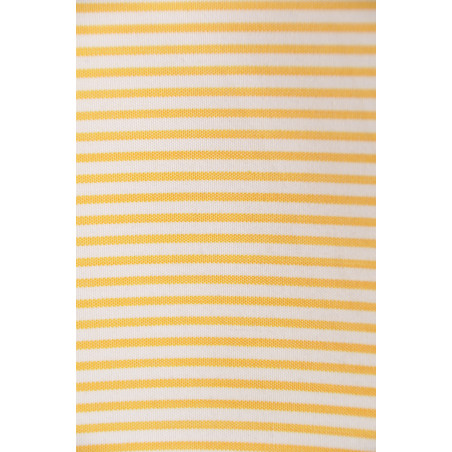 Tissu 1225 VT2, Popeline, 200g/m², Rayé jaune et blanc