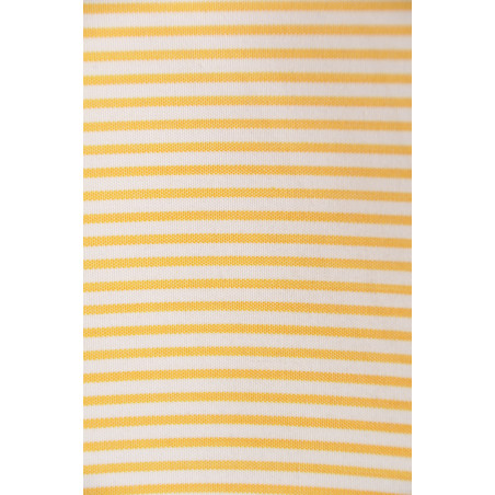 Tissu 1225 VT2, Popeline, 200g/m², Rayé jaune et blanc Tissu 1225 VT2, Popeline, 200g/m², Rayé jaune et blanc