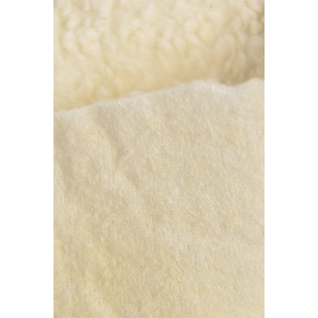 Tissu DANZA, Fourrure lourde, 290g/m², Écru Tissu DANZA, Fourrure lourde, 290g/m², Écru