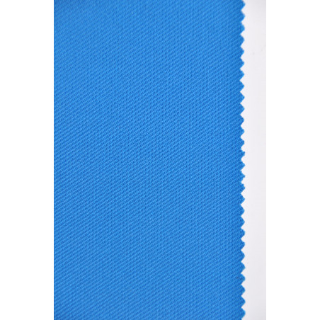 Tissu SuperMAINE, Croisé majoritaire coton, 300g/m², Bleu Azur