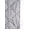 Matelassé sur Taffetas et Ouate, Double face, Carré 10x10 Gris