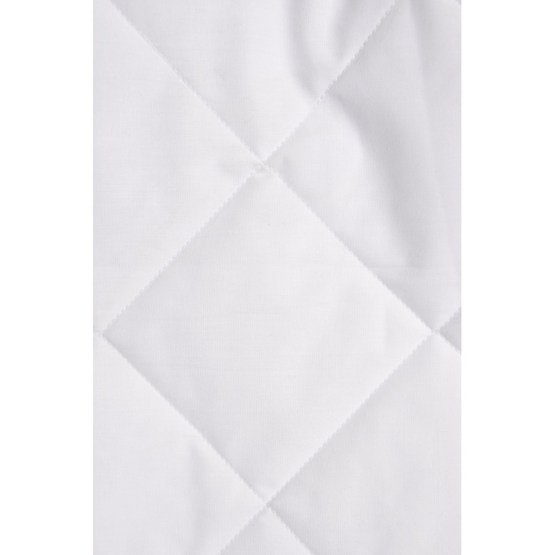 Matelassé Toile et Ouate Micro 304, Double face, Carré 10x10 Blanc