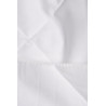Matelassé Toile et Ouate Micro 304, Double face, Carré 10x10 Blanc