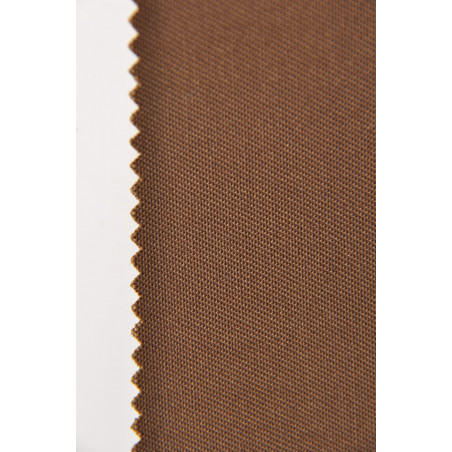 Tissu BASALT, Sergé majoritaire polyester, 245g/m², Marron