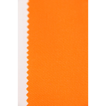Tissu CHALLENGER, Croisé majoritaire coton, 315g/m², Orange soleil