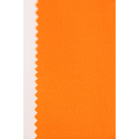 Tissu CHALLENGER, Croisé majoritaire coton, 315g/m², Orange soleil Tissu CHALLENGER, Croisé majoritaire coton, 315g/m², Orange soleil