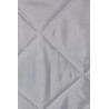 Matelassé sur Taffetas et Ouate, Simple face, Carré 10x10 Gris