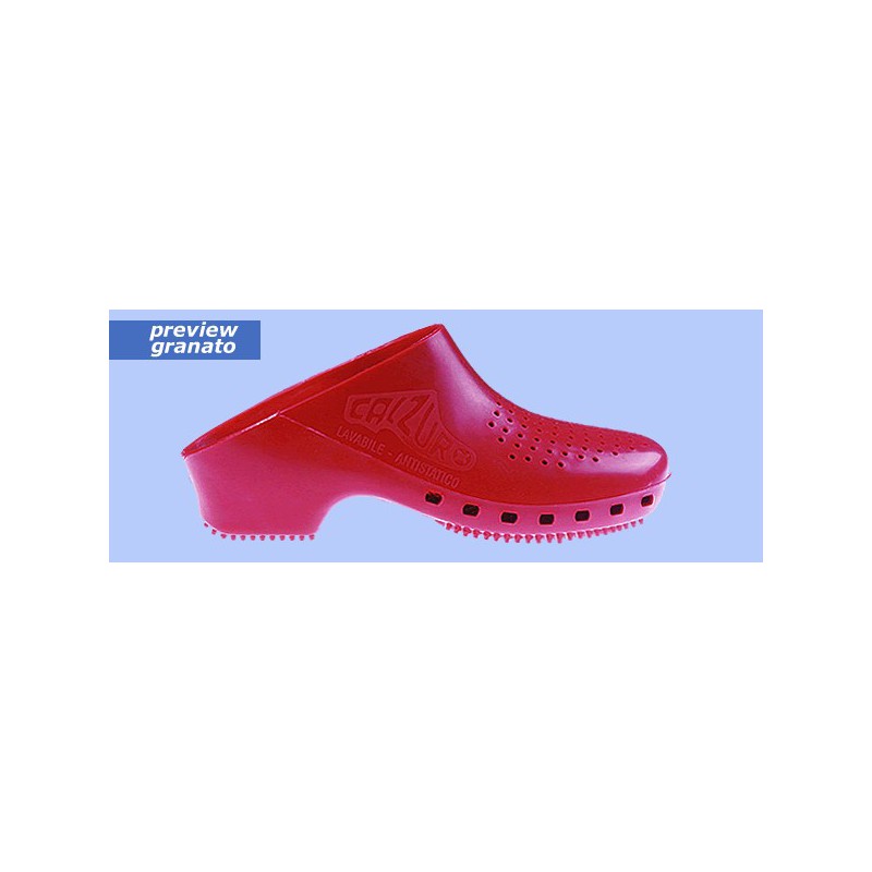 Sabot de bloc CALZURO grenat