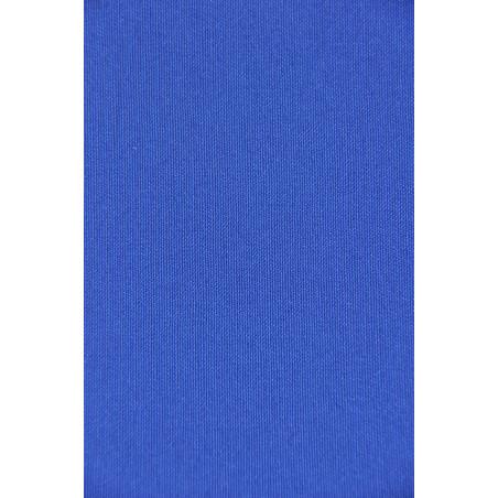 Tissu VELYS, Sergé majoritaire polyester, 240g/m², Bleu Roy