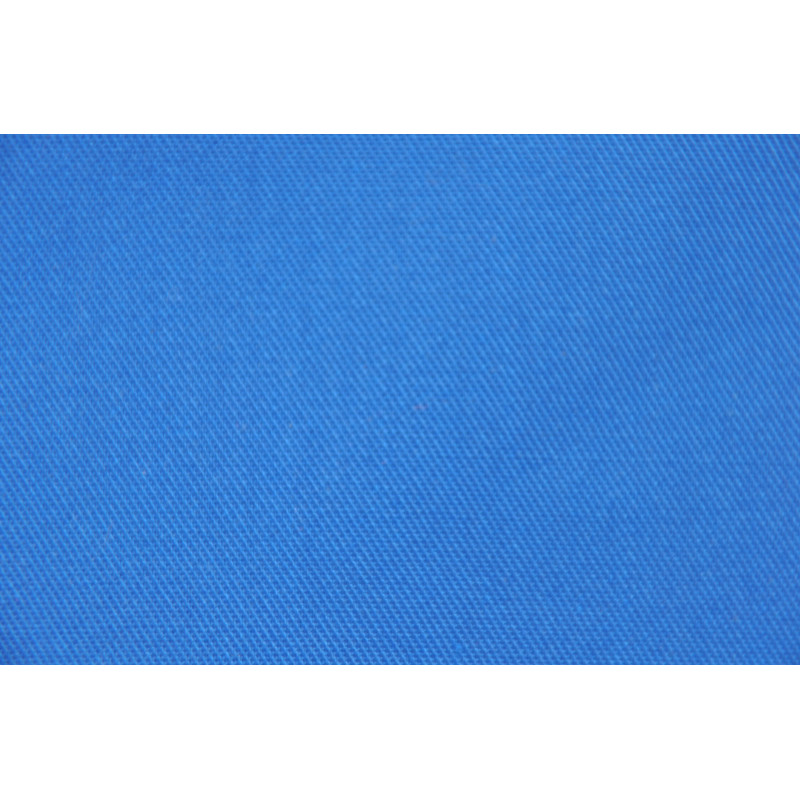 Tissu TOMBOY, Sergé majoritaire polyester, 245g/m², Bleu Azur