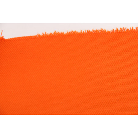 Tissu TI370XXX, Croisé majoritaire coton, 280g/m², Orange Tissu TI370XXX, Croisé majoritaire coton, 280g/m², Orange