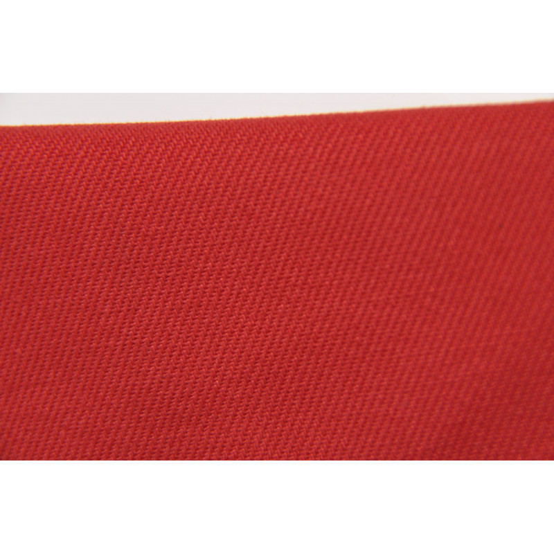 Tissu CHALLENGER, Croisé majoritaire coton, 315g/m², Rouge pompier