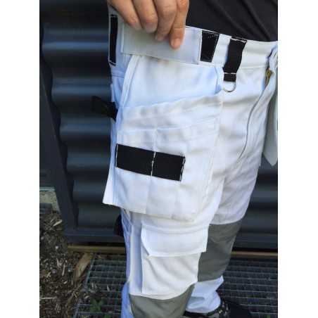 Pantalon de travail PRO EXPERT blanc Pantalon de travail PRO EXPERT blanc