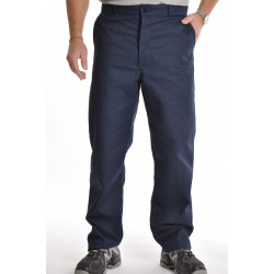 Pantalon de travail marine en majoritaire polyester