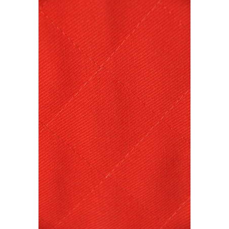 Matelassé fil, 2 épaisseurs tissu, Carré 3,5x3,5 Rouge Matelassé fil, 2 épaisseurs tissu, Carré 3,5x3,5 Rouge