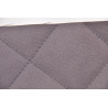 Matelassé sur SuperMAINE et Ouate, Simple face, Carré 5x5 Gris