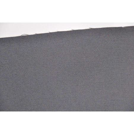 Tissu TOMBOY, Sergé majoritaire polyester, 245g/m², Gris convoy