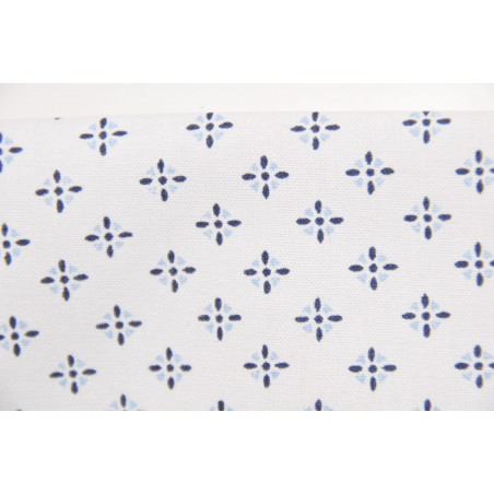 Tissu TD410BDXET, Imprimé, 140g/m², Blanc à motif Tissu TD410BDXET, Imprimé, 140g/m², Blanc à motif