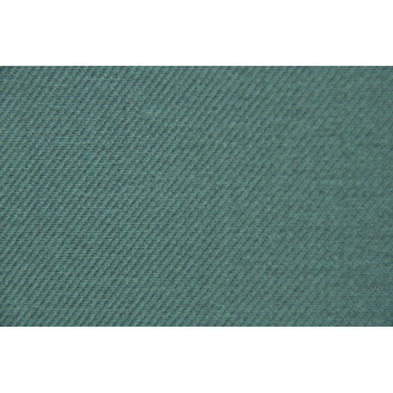 Tissu Croisé Retors, 100% coton, 330g/m², Vert forêt