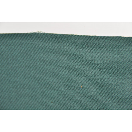 Tissu Croisé Retors, 100% coton, 330g/m², Vert forêt Tissu Croisé Retors, 100% coton, 330g/m², Vert forêt
